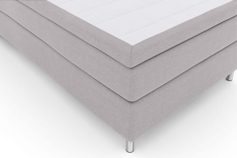 Komplett Sängpaket Choice No 4 120x200 Medium - Ljusgrå|Metall - Kontinentalsäng - Enkelsäng - Komplett sängpaket