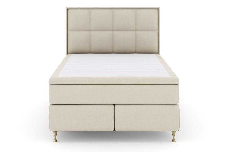 Komplett Sängpaket Choice No 4 140x200 Fast - Beige|Guld - Möbler - Säng - Kontinentalsäng