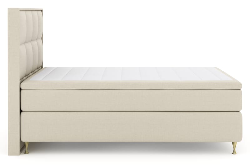 Komplett Sängpaket Choice No 4 140x200 Fast - Beige|Guld - Möbler - Säng - Kontinentalsäng