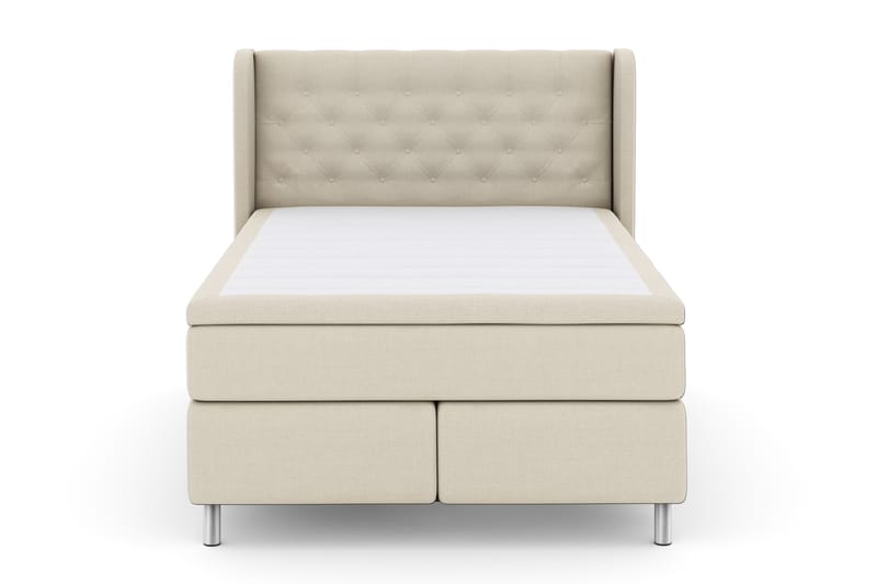 Komplett Sängpaket Choice No 4 140x200 Fast - Beige|Metall - Kontinentalsäng - Komplett sängpaket