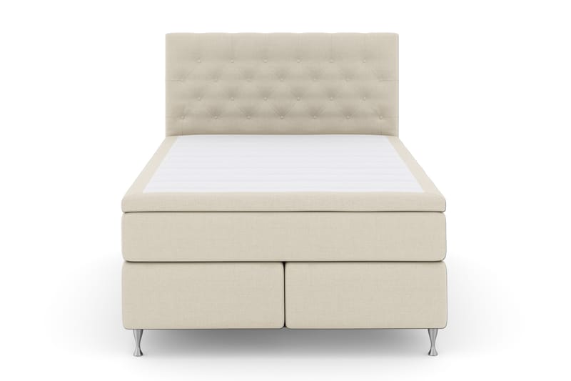 Komplett Sängpaket Choice No 4 140x200 Fast - Beige|Silver - Möbler - Säng - Kontinentalsäng