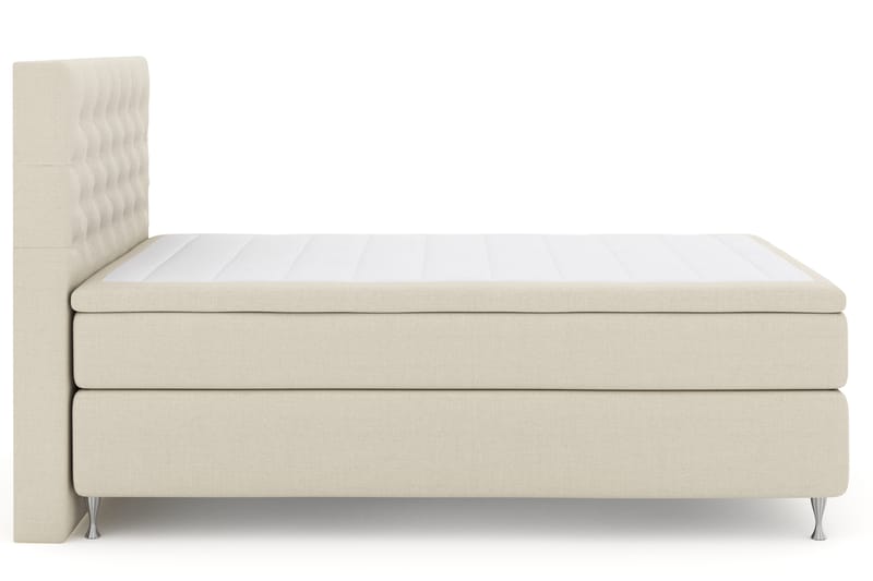 Komplett Sängpaket Choice No 4 140x200 Fast - Beige|Silver - Möbler - Säng - Kontinentalsäng