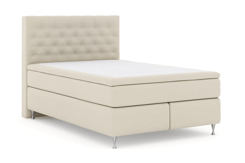 Komplett Sängpaket Choice No 4 140x200 Fast - Beige|Silver - Möbler - Säng - Kontinentalsäng