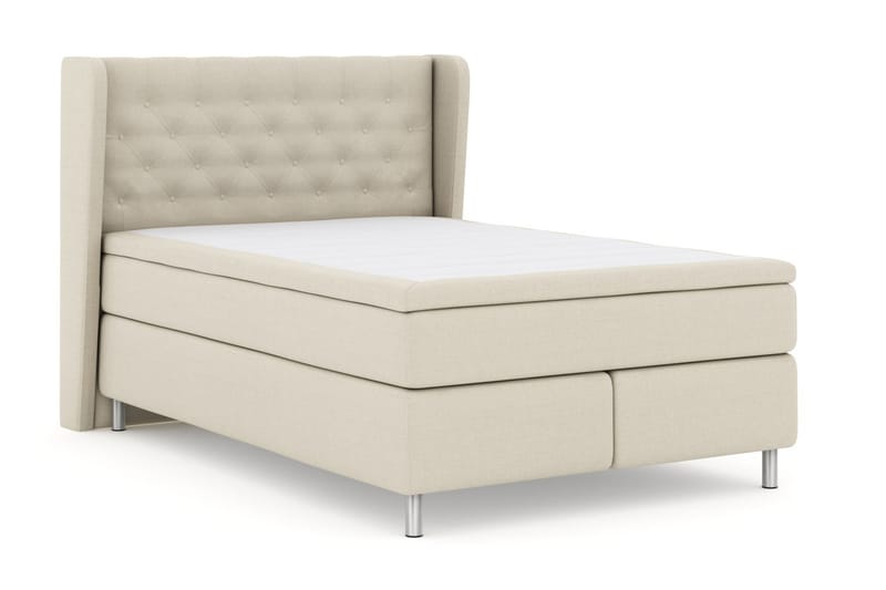 Komplett Sängpaket Choice No 4 140x200 Fast/Medium - Beige|Metall - Möbler - Säng - Kontinentalsäng