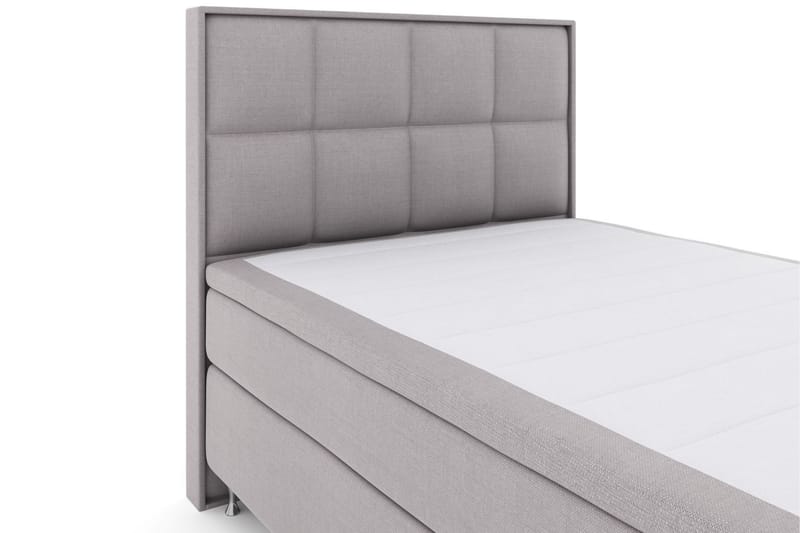 Komplett Sängpaket Choice No 4 140x200 Medium - Ljusgrå|Silver - Möbler - Säng - Kontinentalsäng