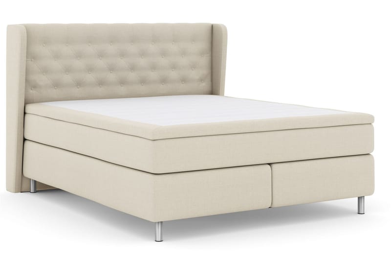 Komplett Sängpaket Choice No 4 180x200 Fast/Medium - Beige|Metall - Möbler - Säng - Kontinentalsäng