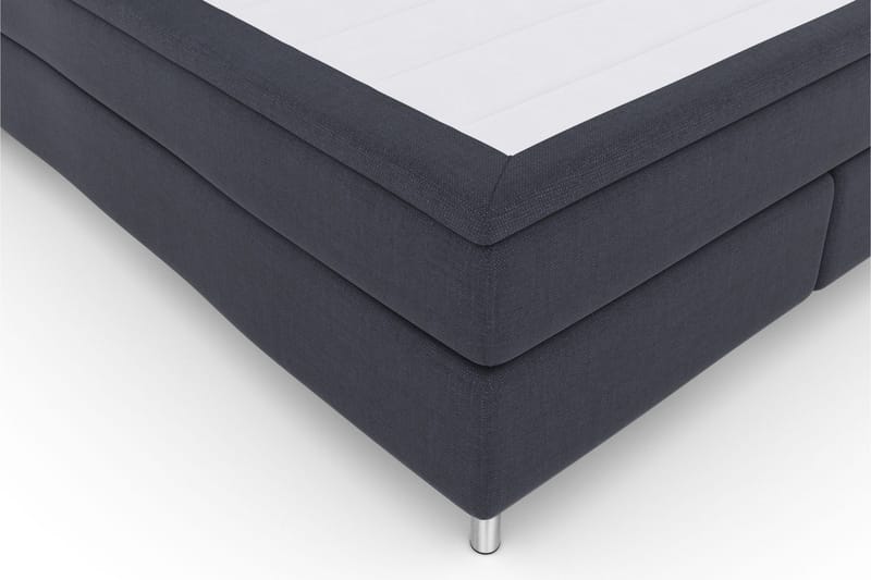 Komplett Sängpaket Choice No 4 180x200 Fast/Medium - Blå|Metall - Kontinentalsäng - Dubbelsäng - Komplett sängpaket