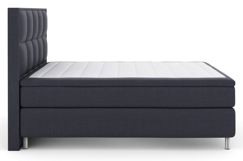 Komplett Sängpaket Choice No 4 180x200 Fast/Medium - Blå|Metall - Kontinentalsäng - Dubbelsäng - Komplett sängpaket
