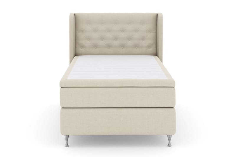 Komplett Sängpaket Choice No 5 120x200 Fast Watergel - Beige|Silver - Kontinentalsäng - Enkelsäng - Komplett sängpaket