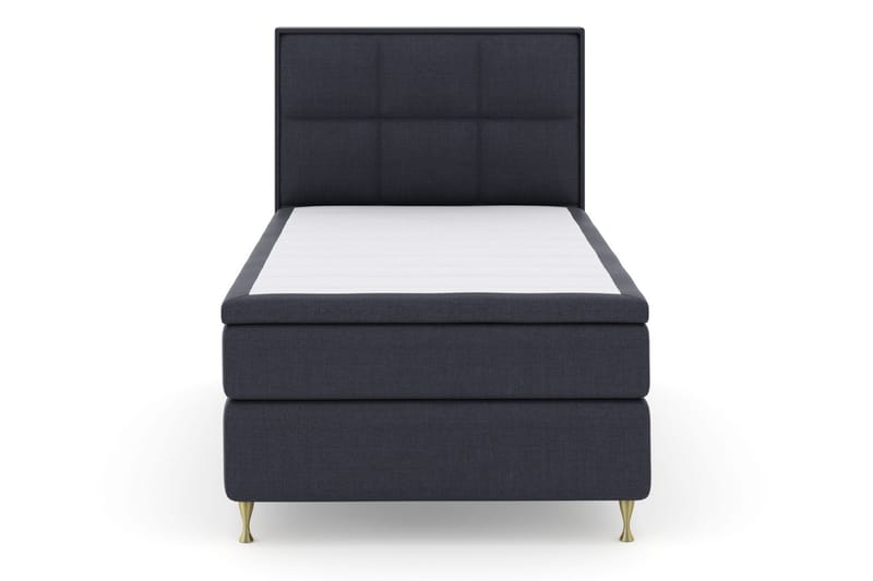 Komplett Sängpaket Choice No 5 120x200 Fast Watergel - Blå|Guld - Kontinentalsäng - Enkelsäng - Komplett sängpaket