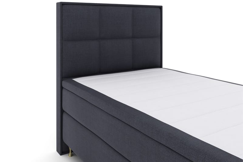 Komplett Sängpaket Choice No 5 120x200 Fast Watergel - Blå|Guld - Kontinentalsäng - Enkelsäng - Komplett sängpaket
