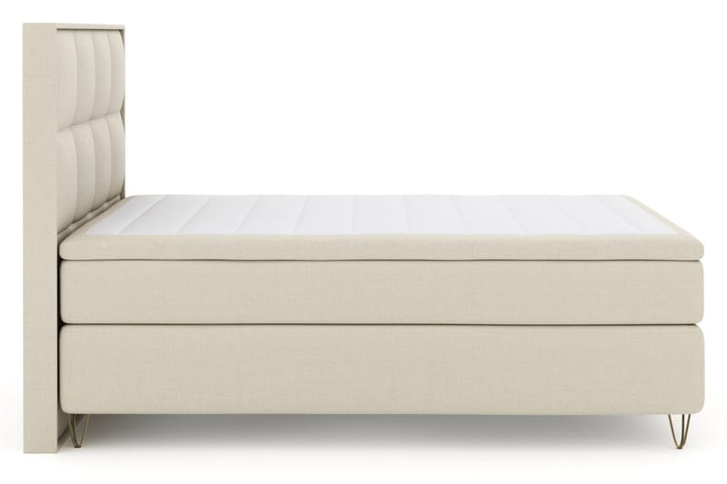 Komplett Sängpaket Choice No 5 140x200 Fast Latex - Beige|Metall V-form - Möbler - Säng - Kontinentalsäng