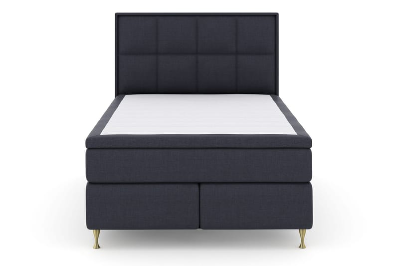 Komplett Sängpaket Choice No 5 140x200 Fast/Medium Latex - Blå|Guld - Kontinentalsäng - Enkelsäng - Komplett sängpaket