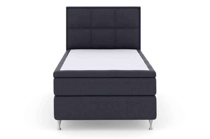 Komplett Sängpaket Choice No 6 120x200 Medium Watergel - Blå|Silver - Kontinentalsäng - Enkelsäng - Komplett sängpaket