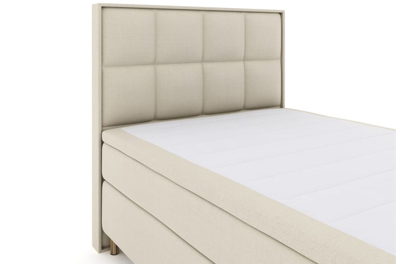 Komplett Sängpaket Choice No 6 160x200 Fast/Medium Watergel - Beige|Koppar - Kontinentalsäng - Dubbelsäng - Komplett sängpaket