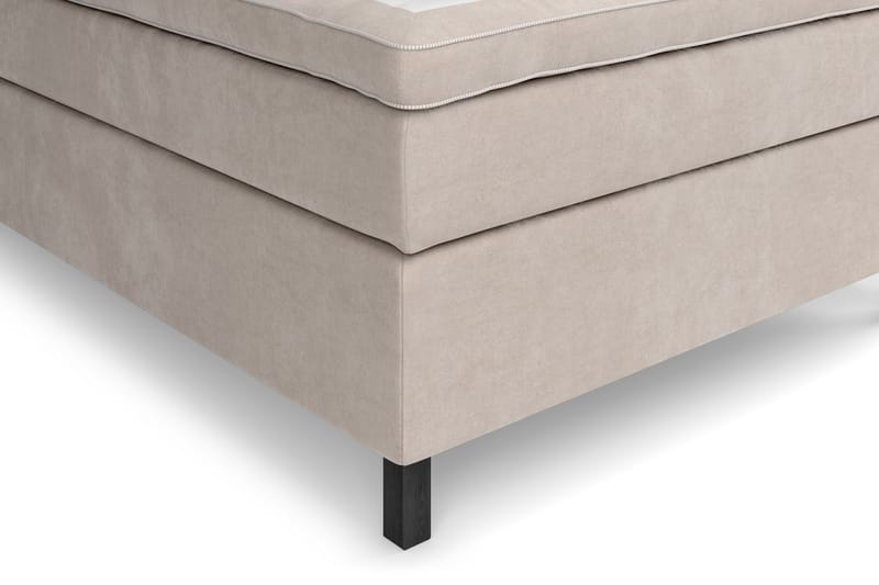 Komplett Sängpaket Estelle 120x200 cm - Beige|Sammet - Möbler - Säng - Kontinentalsäng