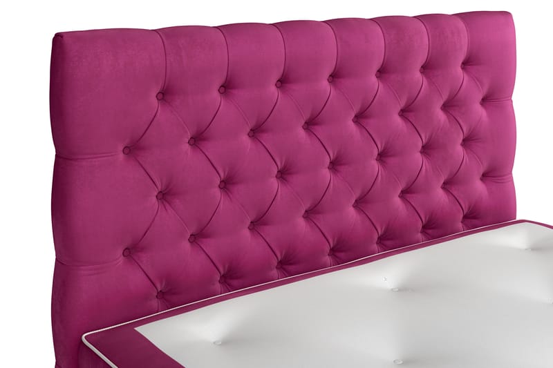 Komplett Sängpaket Estelle 120x200 cm - Rosa|Sammet - Möbler - Säng - Kontinentalsäng