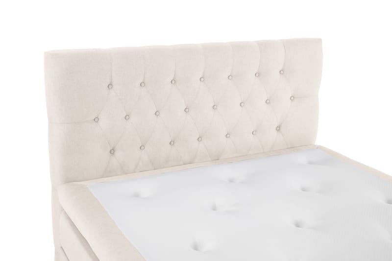 Komplett Sängpaket Olivia 120x200 Diamant Sänggavel Beige - Memory - Möbler - Säng - Kontinentalsäng