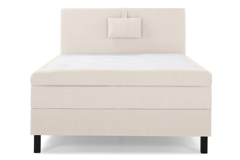 Komplett Sängpaket Olivia 120x200 Slät Sänggavel Beige - Polyeter Nackkudde Liten - Möbler - Säng - Kontinentalsäng