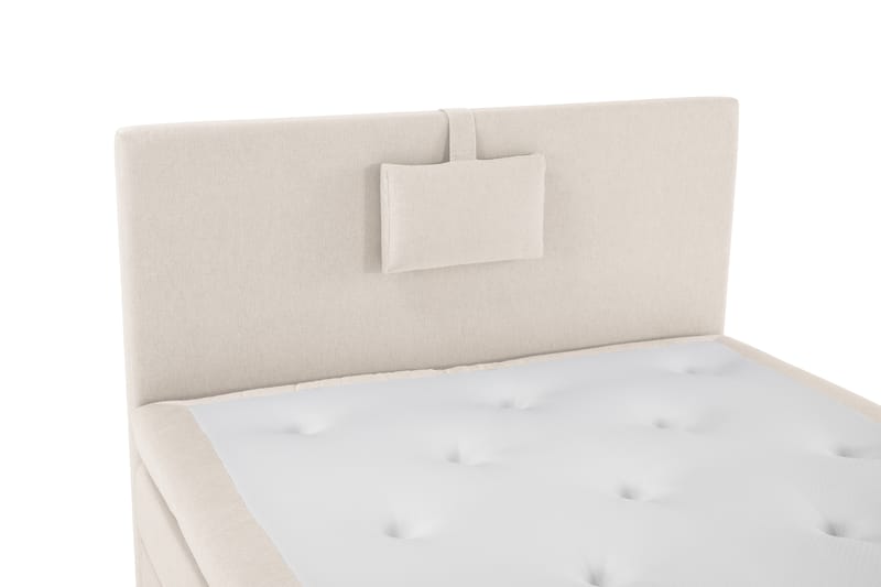 Komplett Sängpaket Olivia 120x200 Slät Sänggavel Beige - Polyeter Nackkudde Liten - Möbler - Säng - Kontinentalsäng