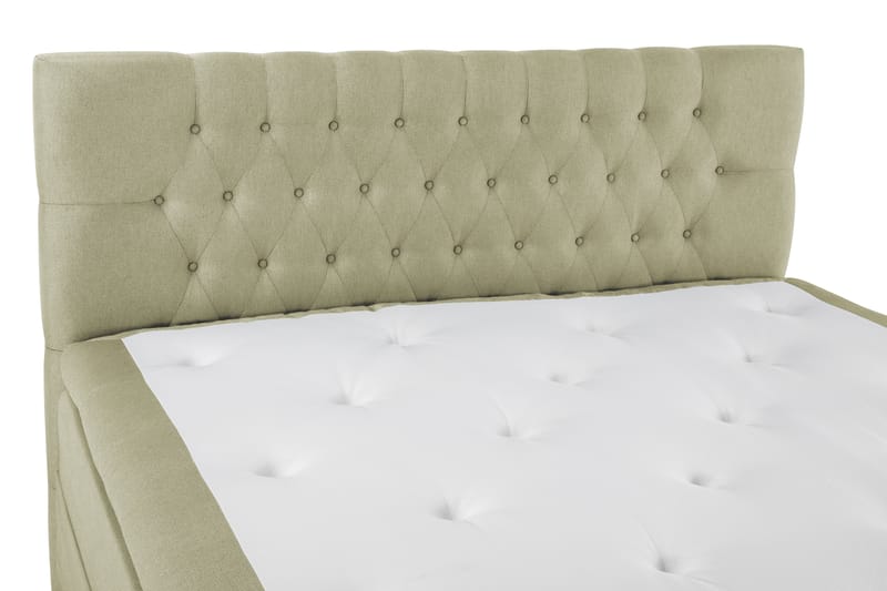 Komplett Sängpaket Olivia 160x200 Diamant Sänggavel Grön - Latex - Möbler - Säng - Kontinentalsäng