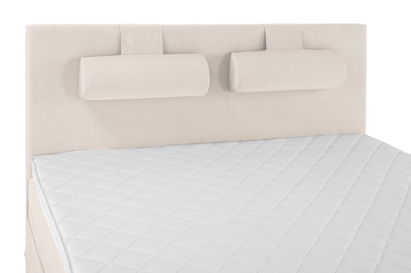 Komplett Sängpaket Olivia 160x200 Slät Sänggavel Beige - Skum Nackkudde Stor - Möbler - Säng - Kontinentalsäng