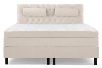 Komplett Sängpaket Olivia 180x200 Diamant Sänggavel Beige