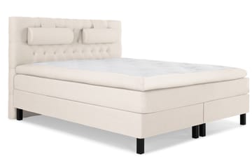 Komplett Sängpaket Olivia 180x200 Memorymadrass Diamant Sänggavel - Beige - Möbler - Säng - Kontinentalsäng