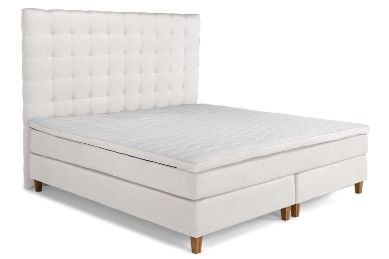 Komplett Sängpaket Relax Basic 210x210 Fast/Fast Elastiskt S - Beige - Möbler - Säng - Kontinentalsäng