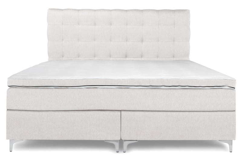 Komplett Sängpaket Relax Premium 180x200 Medium/Medium Hyper - Beige - Kontinentalsäng - Dubbelsäng - Komplett sängpaket