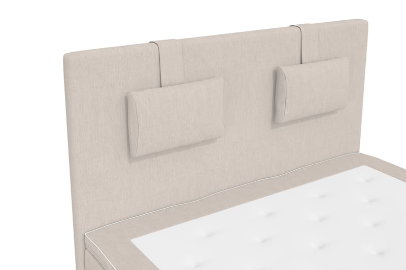 Komplett Sängpaket Roma Lyx 120 cm Beige/Ekben - Kontinentalsäng - Möbler - Säng - Kontinentalsäng