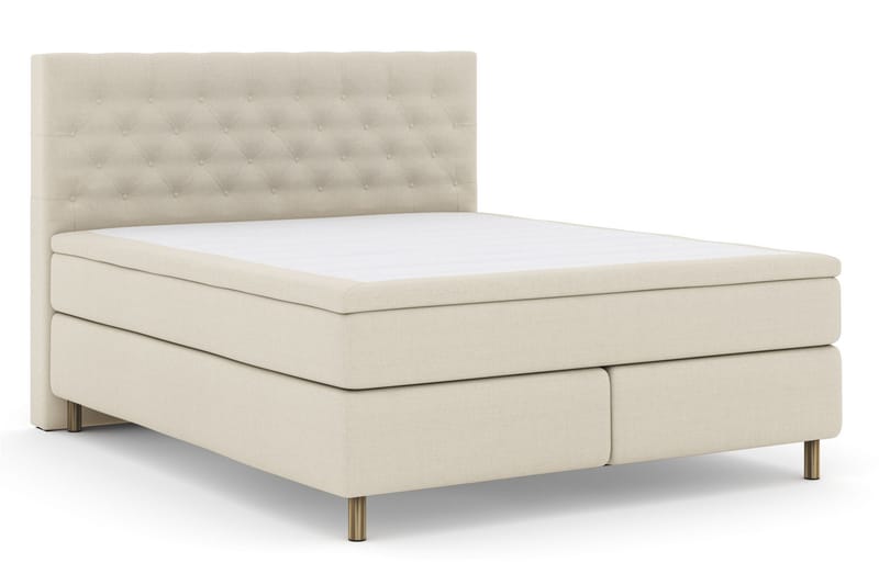 Kontinentalsäng Choice No 4 180x200 Fast/Medium - Beige|Koppar - Möbler - Säng - Kontinentalsäng