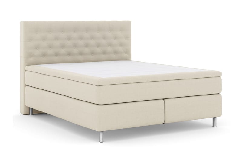 Kontinentalsäng Choice No 4 180x200 Fast/Medium - Beige|Metall - Möbler - Säng - Kontinentalsäng