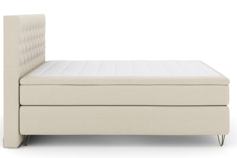 Kontinentalsäng Choice No 4 180x200 Medium - Beige|Metall V-Form - Möbler - Säng - Kontinentalsäng