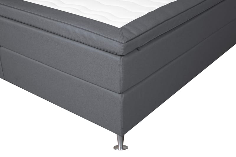 Sängpaket Lomben 180x200 cm - Ljusgrå - Kontinentalsäng - Dubbelsäng