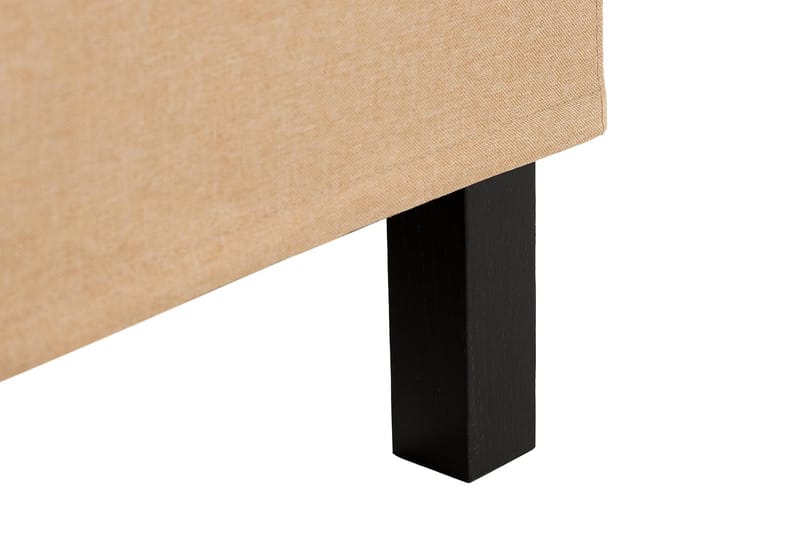 Sängpaket Nayaka 120x200 Latexmadrass - Slät gavel Beige - Möbler - Säng - Kontinentalsäng