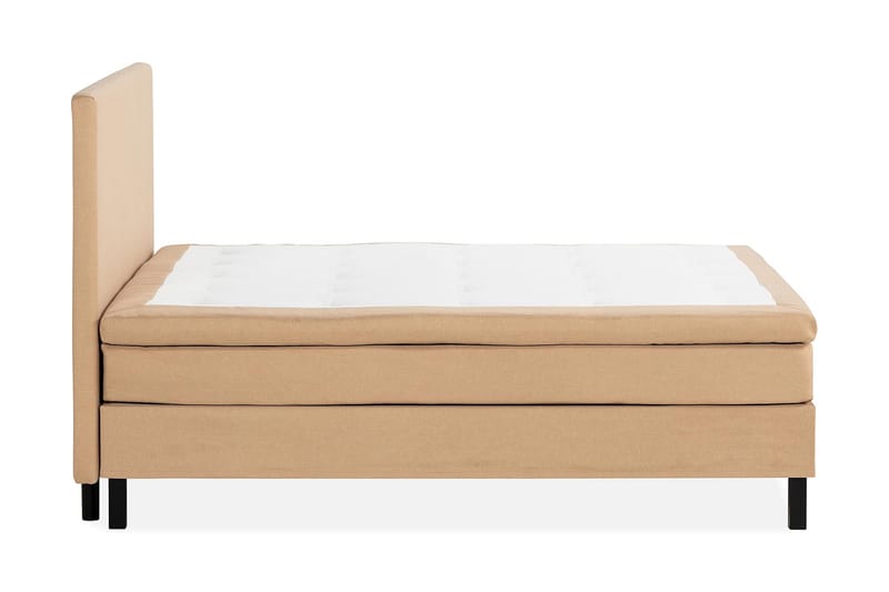 Sängpaket Nayaka 150x200 Memorymadrass - Slät gavel Beige - Kontinentalsäng - Enkelsäng - Dubbelsäng - Komplett sängpaket