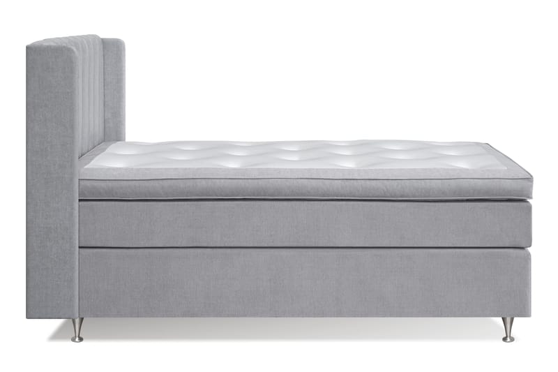 Sängpaket Paraiso Kontinentalsäng Fast - 120x200 cm Ljusgrå (+Fler val) - Kontinentalsäng - Enkelsäng - Komplett sängpaket