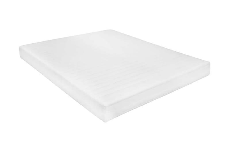 Madrass 160x200 cm 7 zoner PU-skum 16 cm H2 H3 - Vit - Möbler - Säng - Madrass - Skummadrass