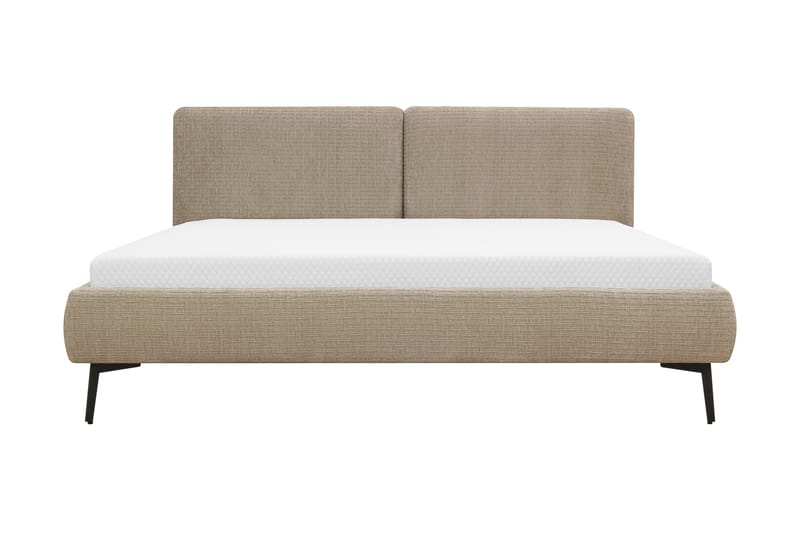 Nordic Komplett Sängpaket 160x200 cm med sänggavel - Beige - Möbler - Säng - Ramsäng