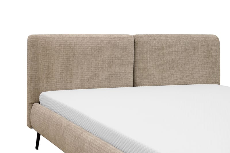 Nordic Komplett Sängpaket 160x200 cm med sänggavel - Beige - Möbler - Säng - Ramsäng