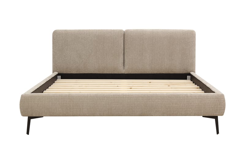 Nordic Komplett Sängpaket 160x200 cm med sänggavel - Beige - Möbler - Säng - Ramsäng