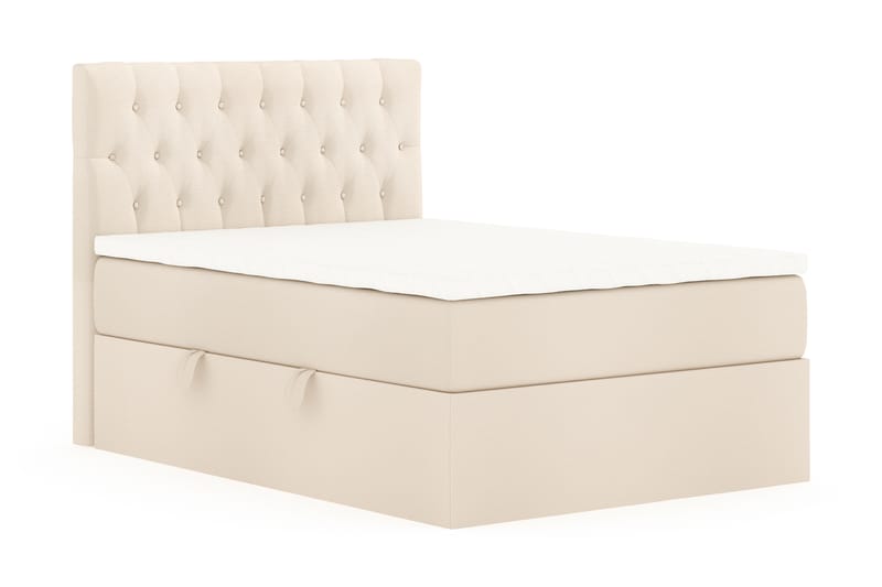 Box Bed Boxy Beige - 140x200 cm - Säng med förvaring