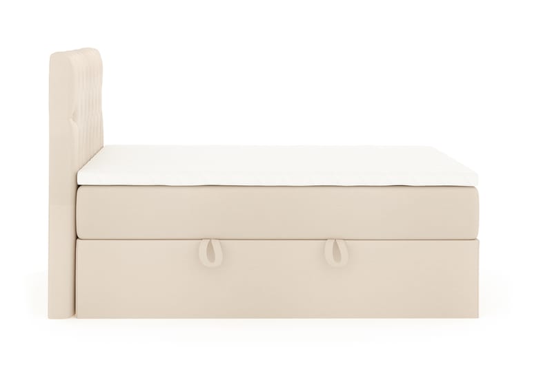 Box Bed Boxy Beige - 140x200 cm - Säng med förvaring