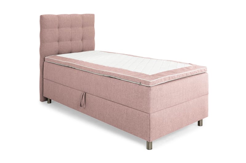 Sängpaket Suset Box Bed 80x200 - Rosa - Möbler - Säng - Säng med förvaring - Dubbelsäng med förvaring