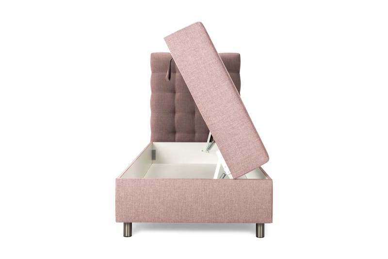 Sängpaket Suset Box Bed 80x200 - Rosa - Möbler - Säng - Säng med förvaring - Dubbelsäng med förvaring