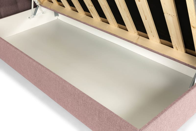 Sängpaket Suset Box Bed 80x200 - Rosa - Möbler - Säng - Säng med förvaring - Dubbelsäng med förvaring