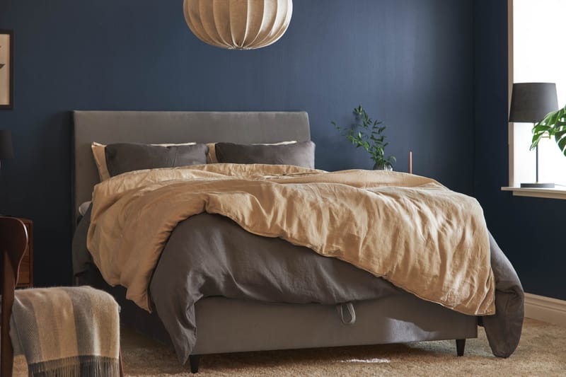 Sängpaket Chilla Pluss F�örvaringssäng 140x200 cm  - Grå - Säng med förvaring - Komplett sängpaket