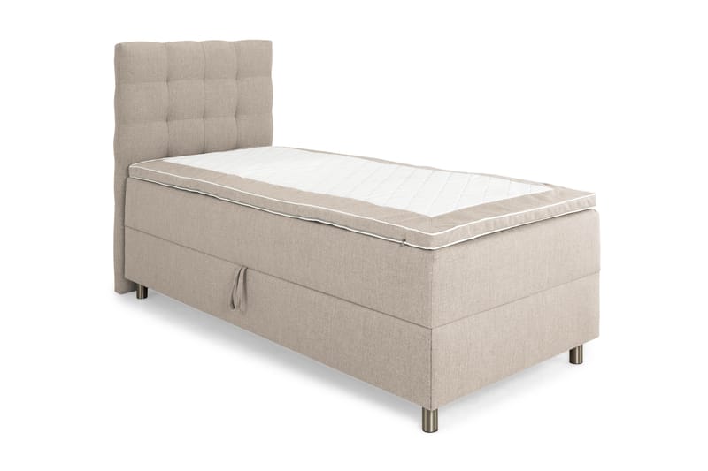 Sängpaket Suset Box Bed 80x200 - Beige - Möbler - Säng - Säng med förvaring - Dubbelsäng med förvaring