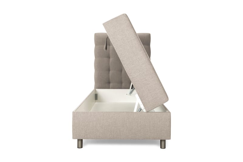 Sängpaket Suset Box Bed 80x200 - Beige - Möbler - Säng - Säng med förvaring - Dubbelsäng med förvaring